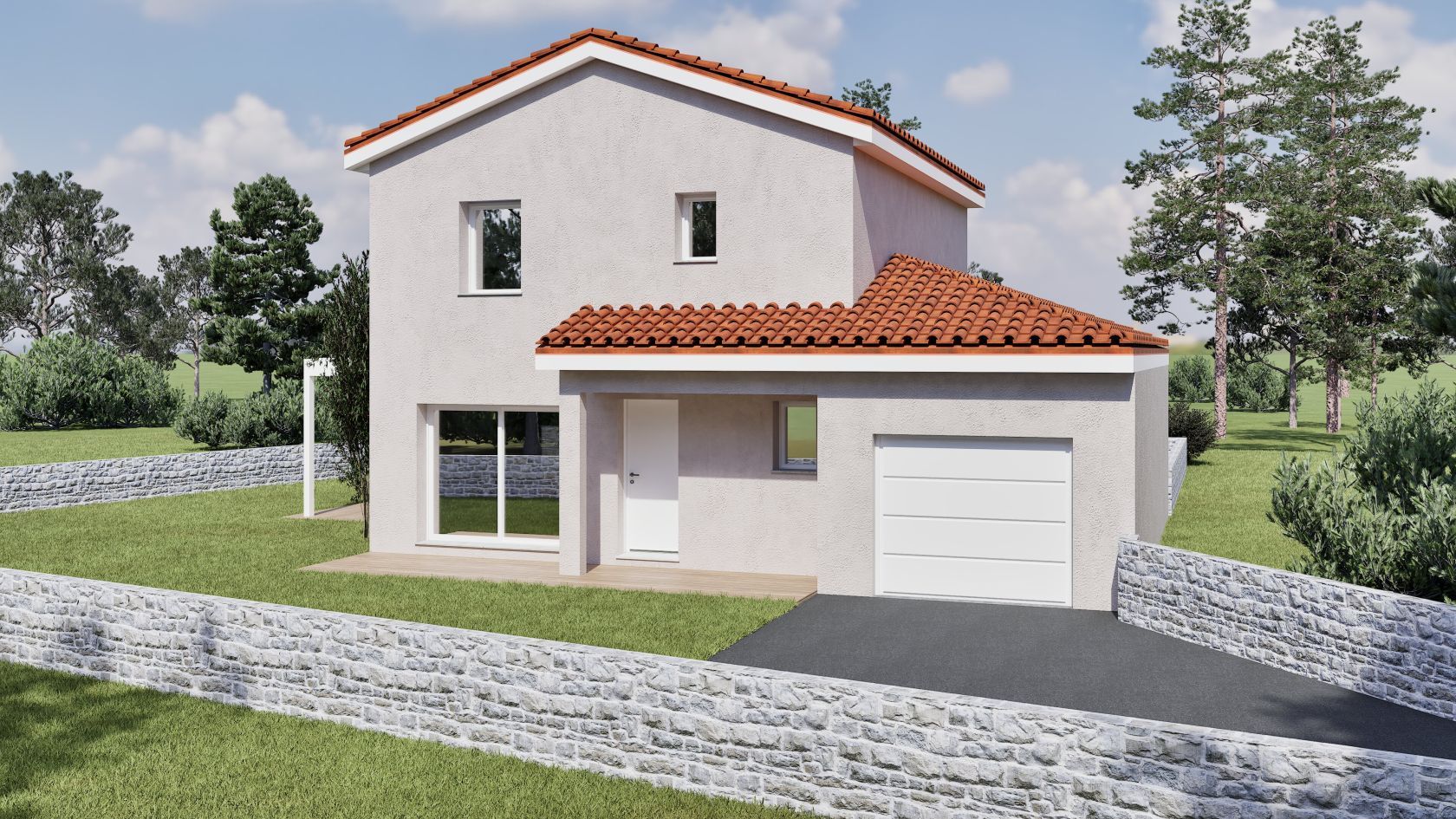 Maison 94 m² avec terrain à LA FOUILLOUSE (42)