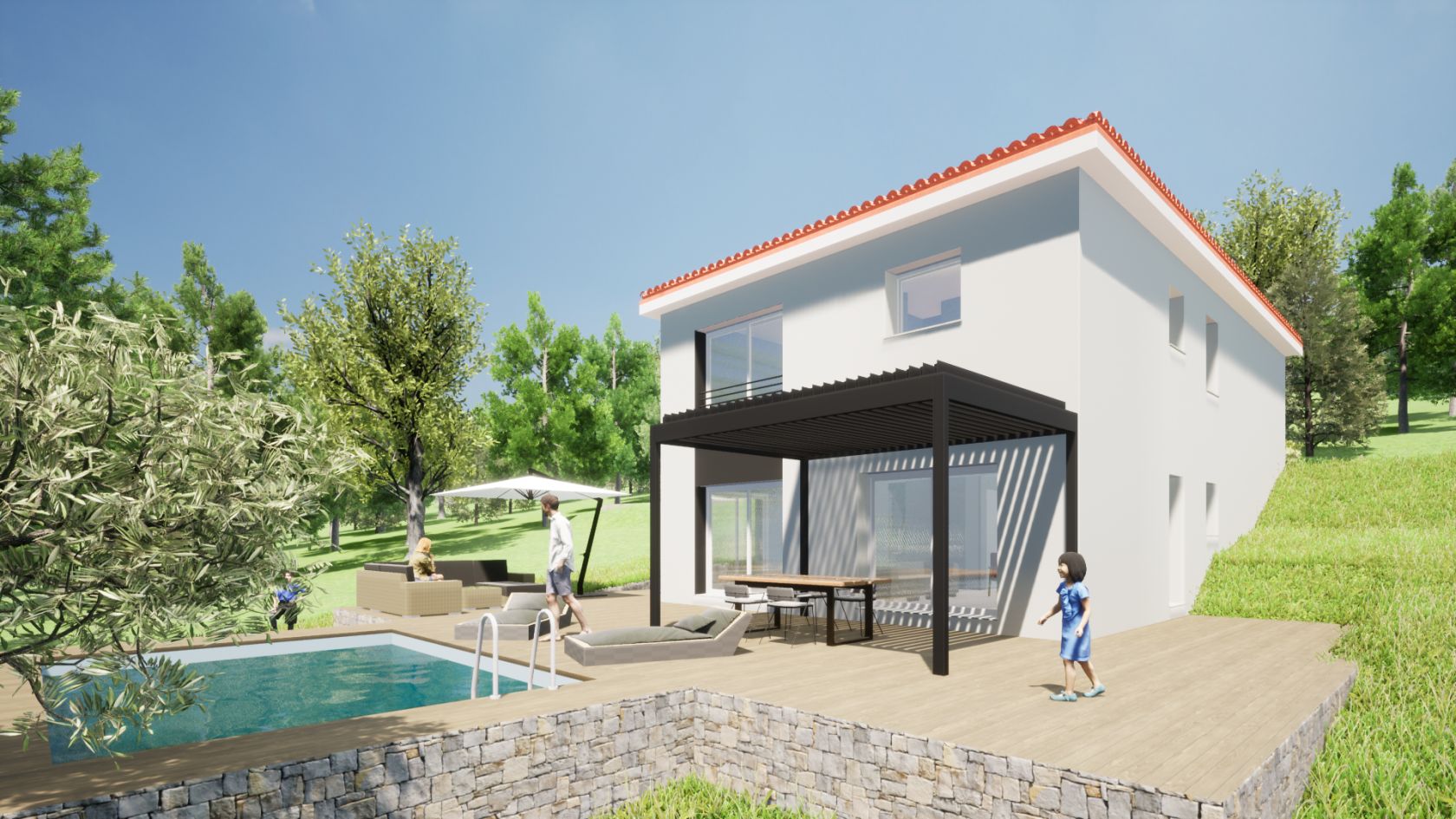 Maison 93 m² avec terrain à LA VALLA-EN-GIER (42)