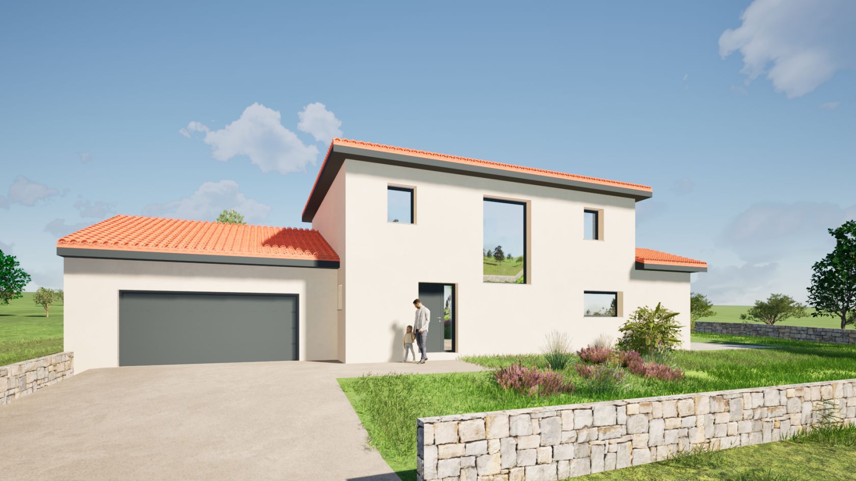 Maison 144 m² avec terrain à SAINT-JUST-SAINT-RAMBERT (42)