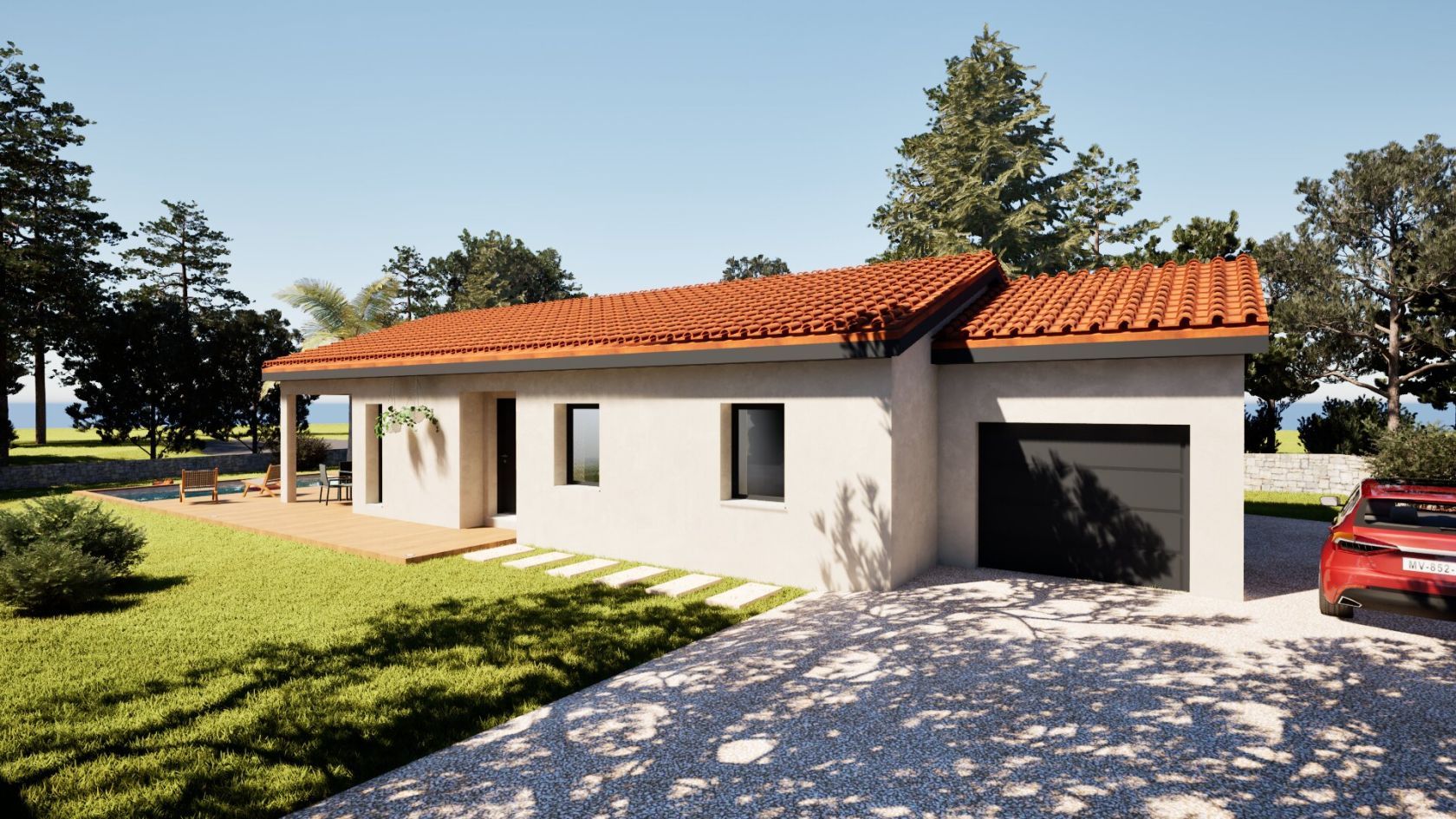 Maison 87 m² avec terrain à ANDREZIEUX-BOUTHEON (42)