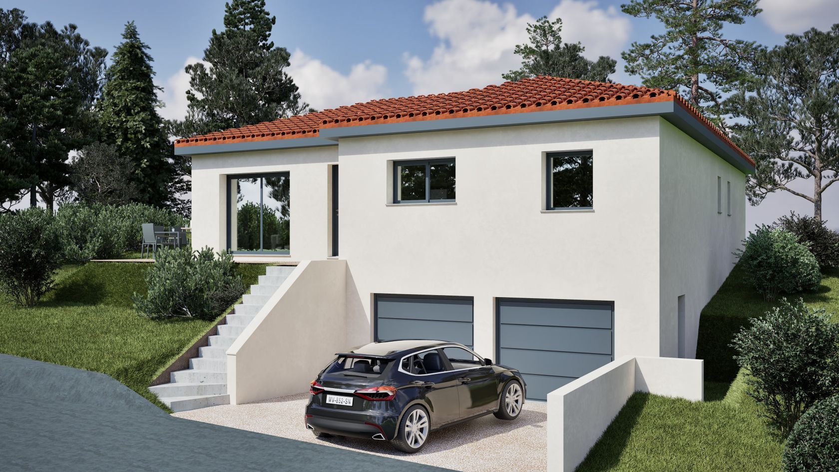 Maison 108 m² avec terrain à LA VALLA-EN-GIER (42)
