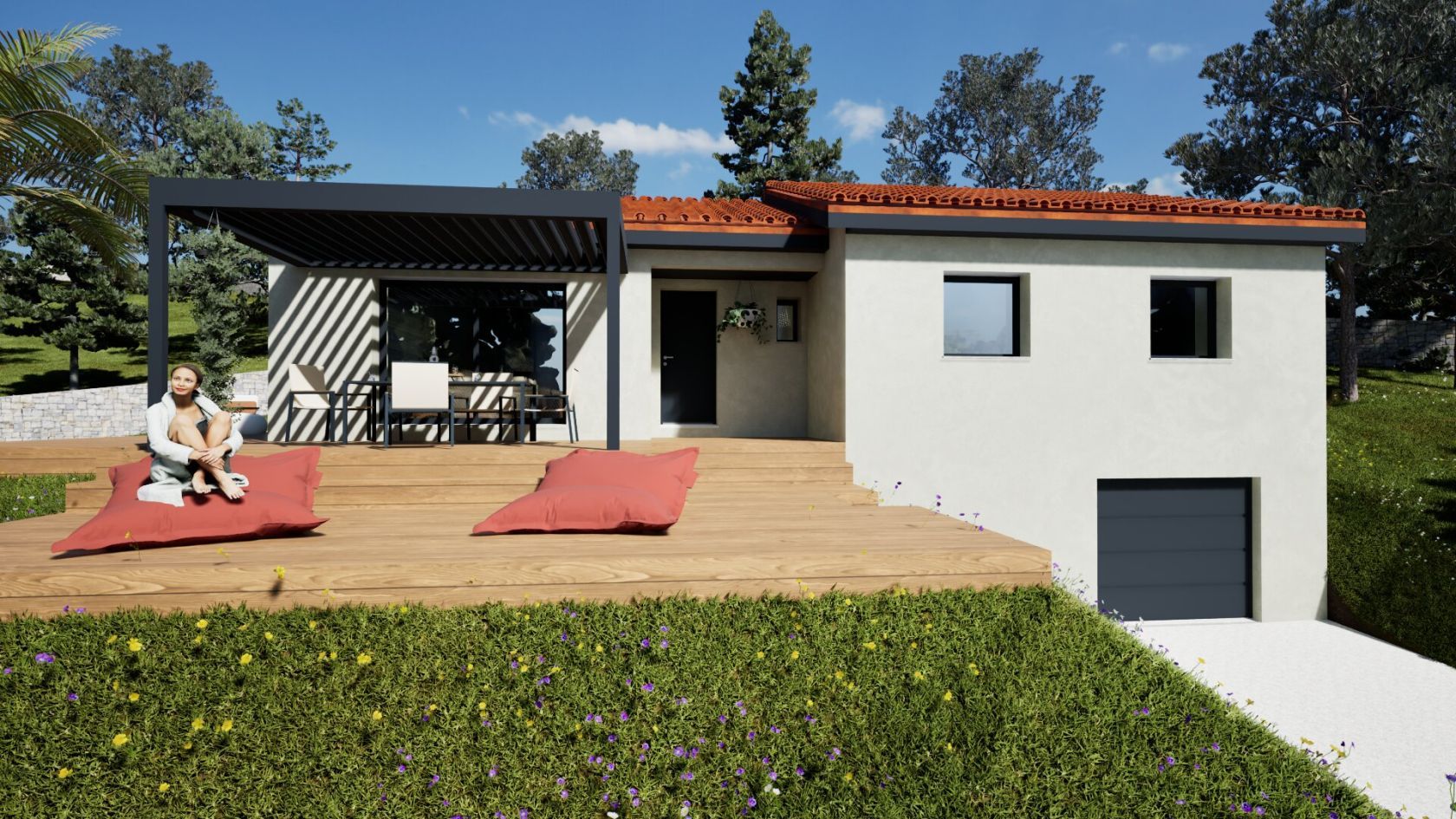 Maison 98 m² avec terrain à LA VALLA-EN-GIER (42)
