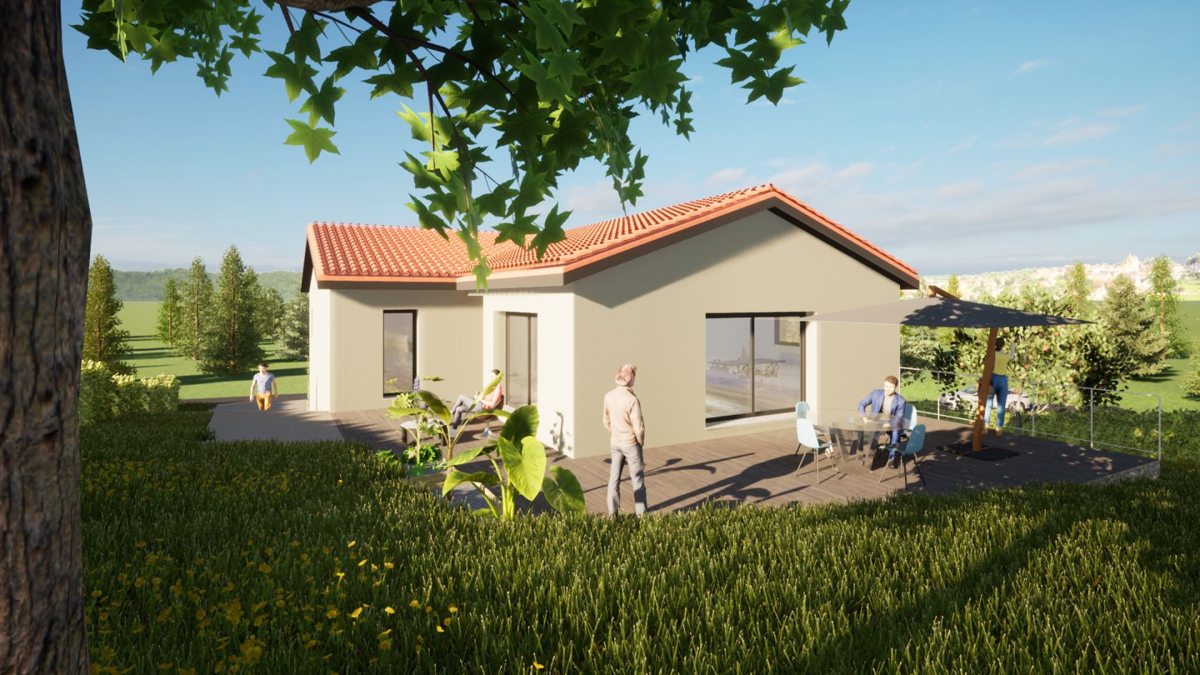 Maison 109 m² avec terrain à LEIGNEUX (42)