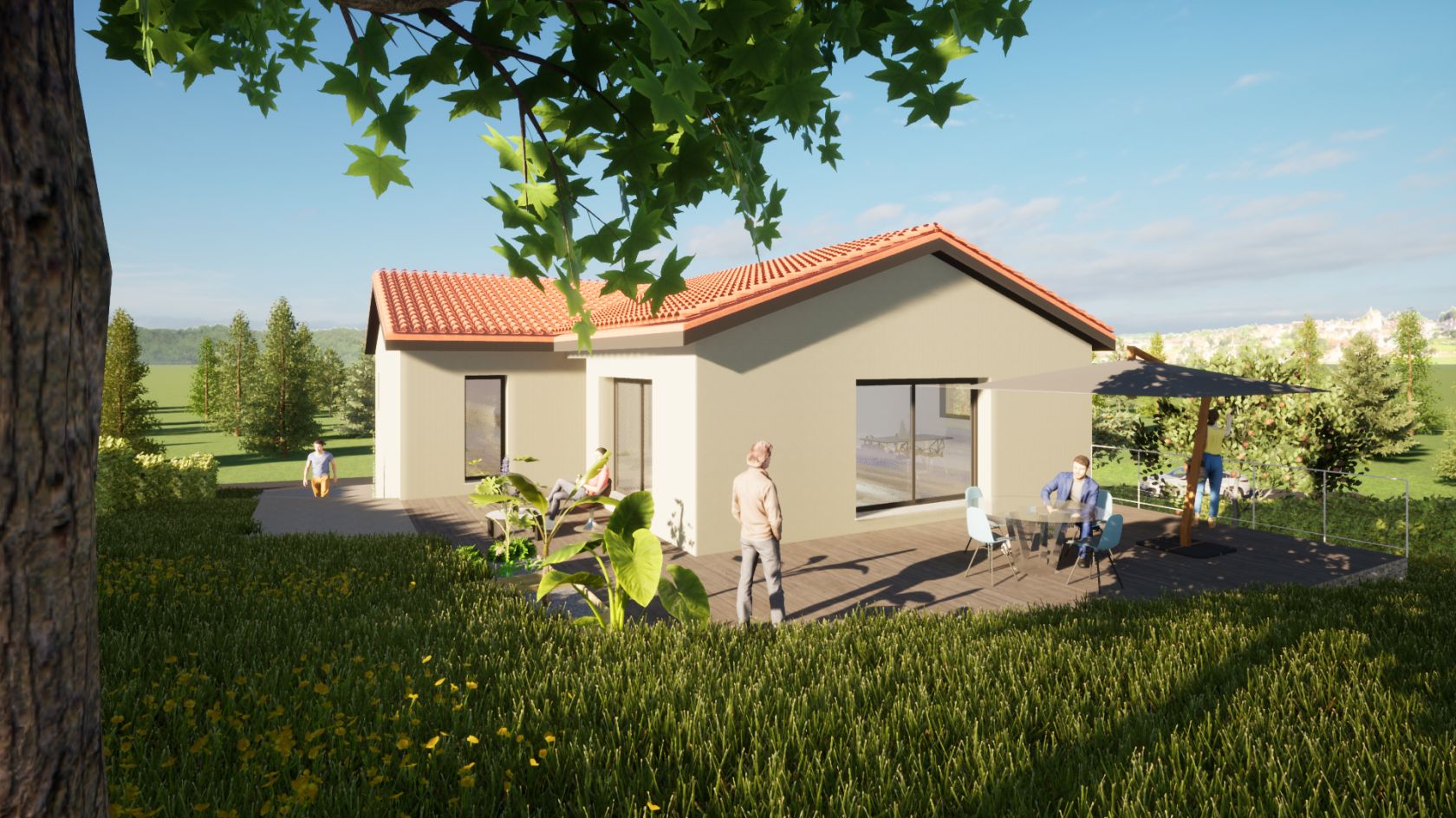 Maison 109 m² avec terrain à MARCENOD (42)