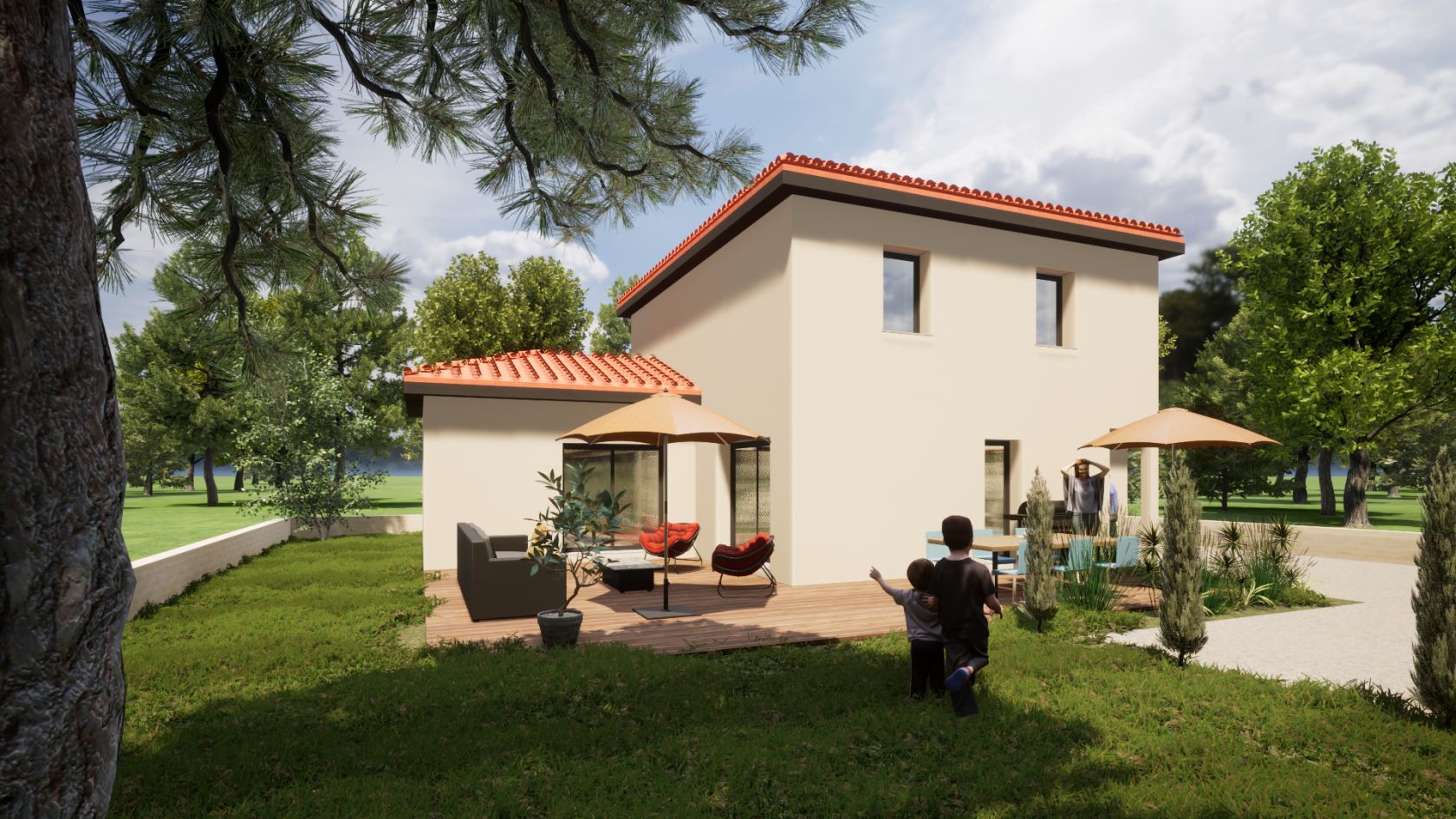 Maison 120 m² avec terrain à SAINT-JUST-MALMONT (43)