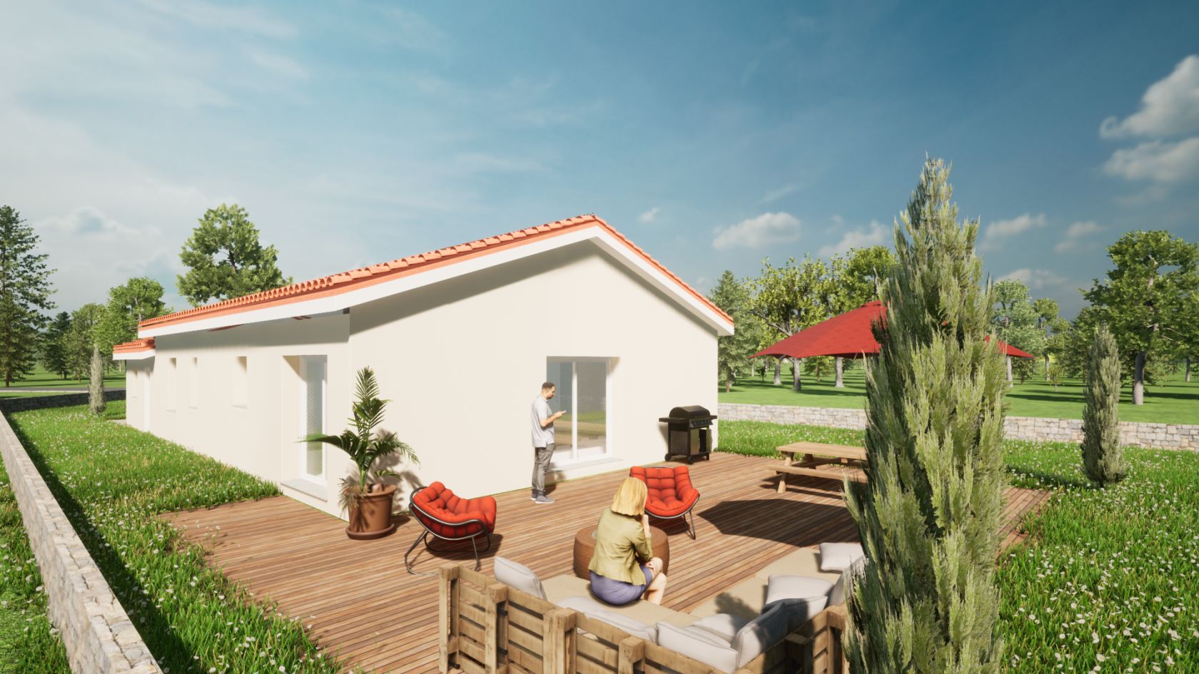 Maison 91 m² avec terrain à SAINT-PRIEST-EN-JAREZ (42)